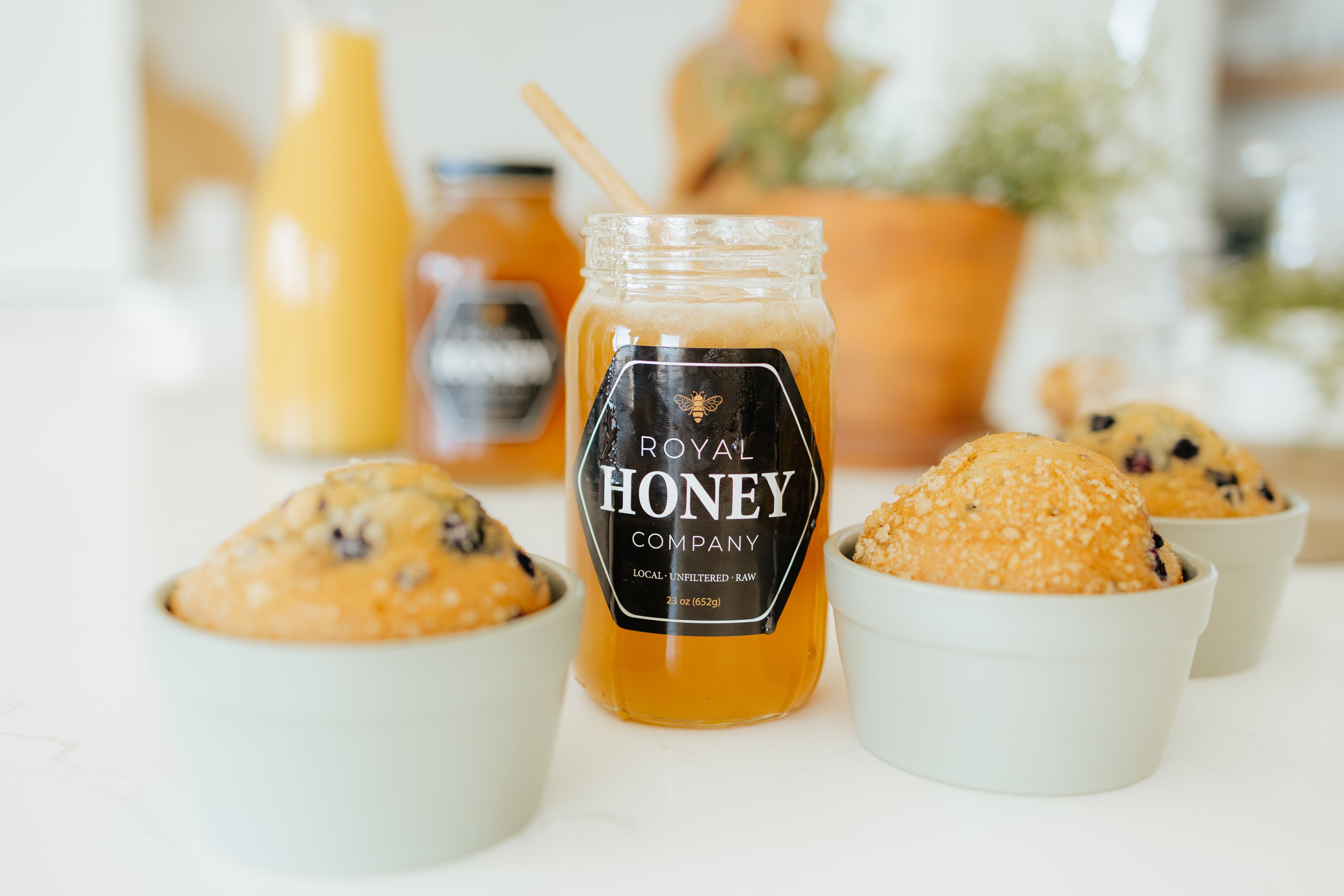 Royal Honey Blueberry Muffins &ndash; Royal Family Farms