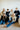 Group photo of Allred nieces and nephews in Royal Family Farms black and cream rewnecks