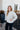 Teen aged girl in cream Royal Family Farming Crewneck
