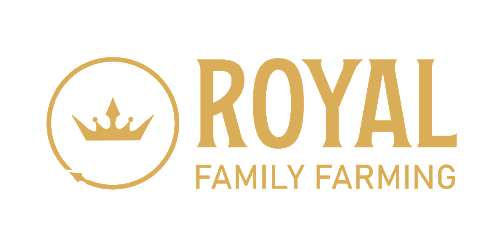 royal family farming crown logo regenerative ag