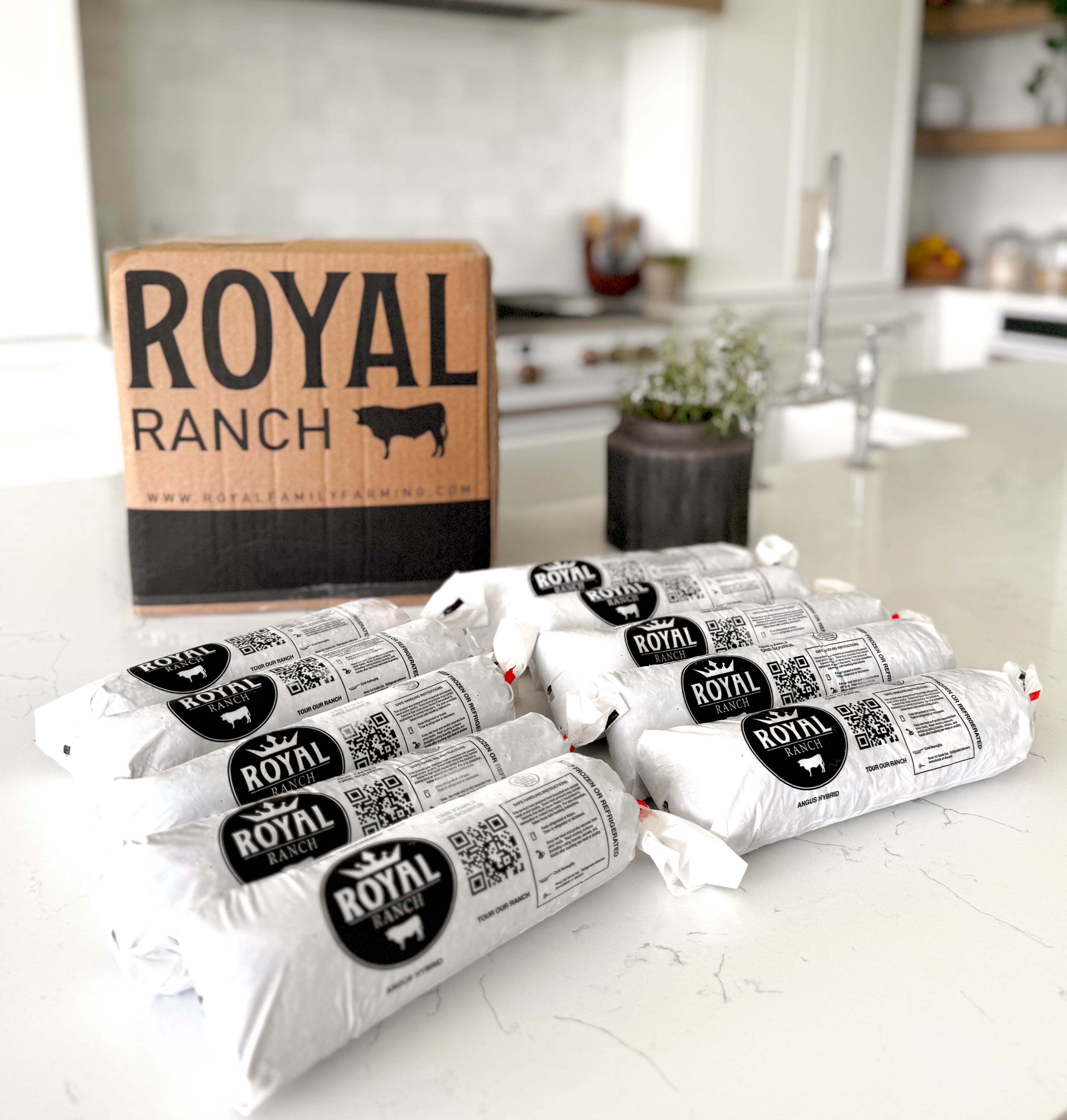 Papi Ranch Beef Box The Ground Beef Box – Royal Family Farms